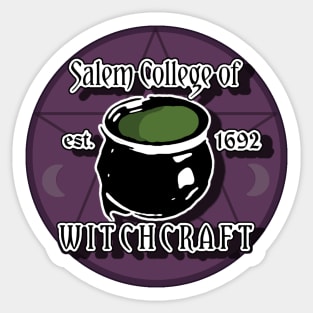 Salem College of Witchcraft Sticker